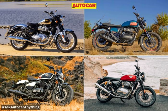 Royal Enfield 650 twins comparison Royal Enfield 650 twins comparison